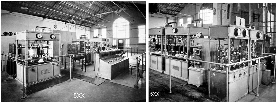5XX transmitter interior of transmitting station