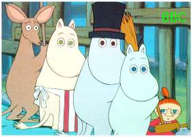 image of bbc cartoon moomin