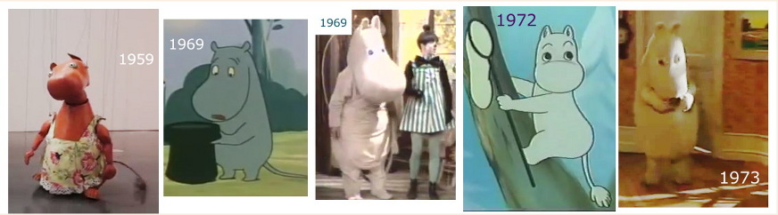 Other appearances of Moomin on tv from 1959 Moomin was on tv from 1959
