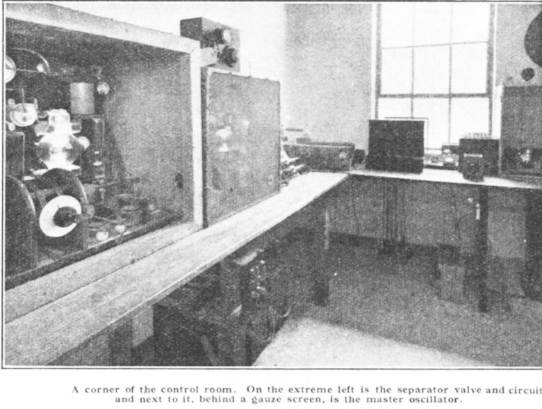 5GB transmitter- A corner of the control room 5GB transmitter- A corner of the control room