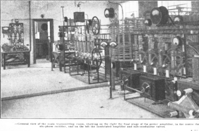 5GB transmitter- general view of the transmitting room